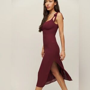 brand new with tags plum besse reformation midi dress